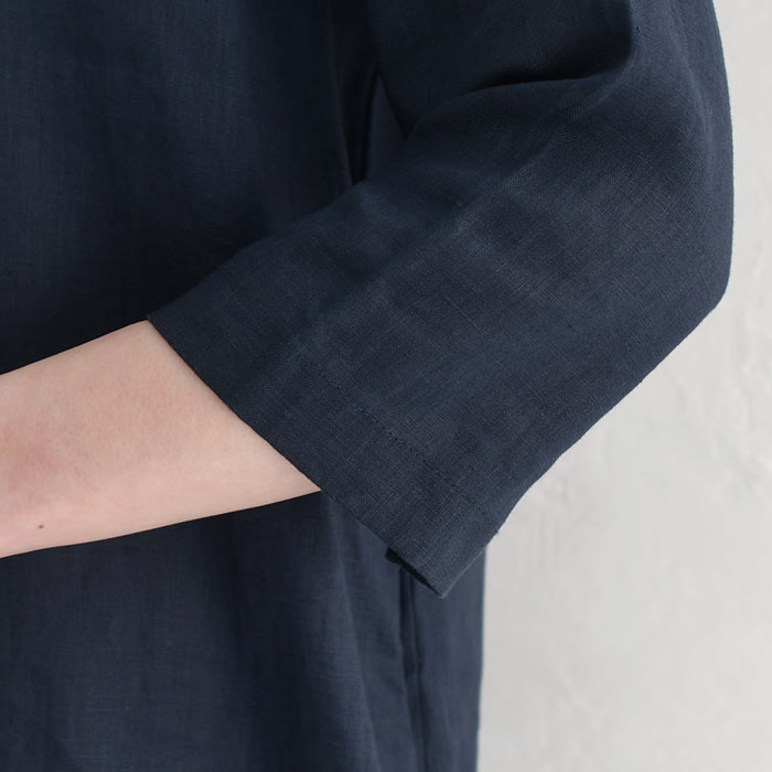 メール便送料無料 ワンピース ロング レディース リネン 麻100% エコロコ 25SS0411R, |  | 27