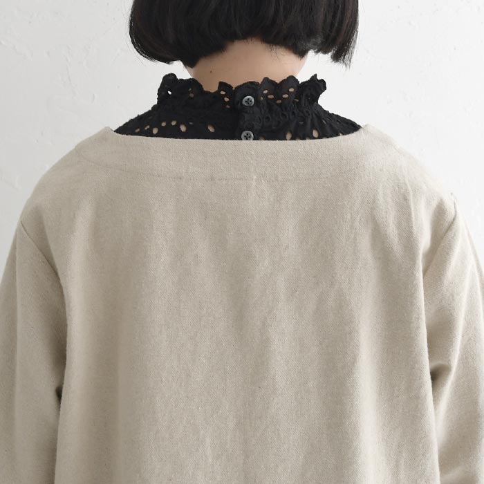 クルーネック プルオーバー レディース 起毛 ツイル 綿麻 25AW1107R, 爆買 | earth_eco_loco | 19