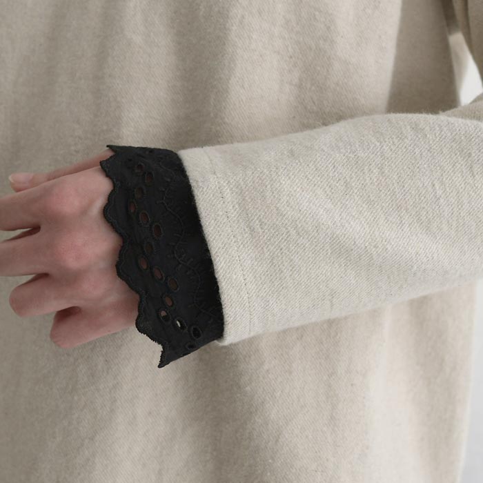 クルーネック プルオーバー レディース 起毛 ツイル 綿麻 25AW1107R, 爆買 | earth_eco_loco | 21