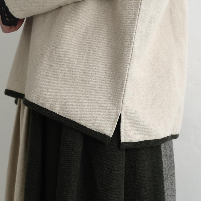 クルーネック プルオーバー レディース 起毛 ツイル 綿麻 25AW1107R, 爆買 | earth_eco_loco | 22