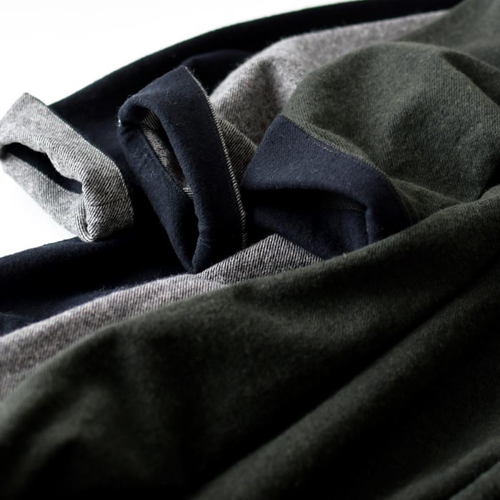 ワンピース ロング 起毛 リネンツイル チビ襟 綿 麻 25AW1107R, | earth_eco_loco | 15