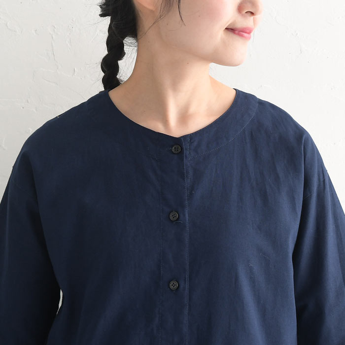 M〜3L 綿麻 ウェスト切替 半袖 ギャザーワンピース ラミーコットン 春 夏 大きいサイズ 30代 40代 50代 24SS0531, オリジナル