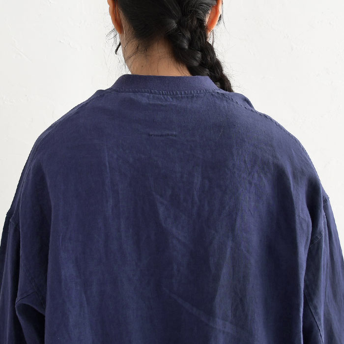 ブルゾン ライトアウター 秋 大きいサイズ 羽織り ゆったり ラフ 長袖 麻100％ 24AW0816, | earth_eco_loco | 17