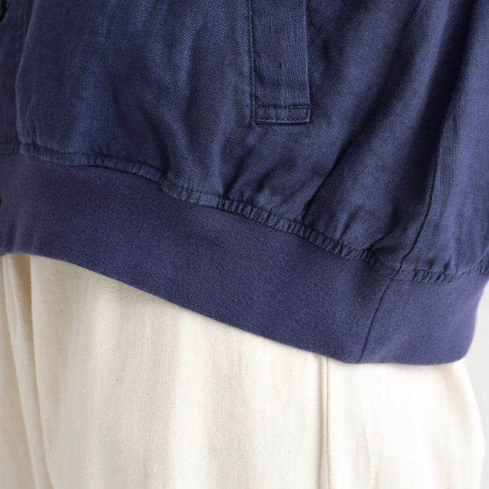 ブルゾン ライトアウター 秋 大きいサイズ 羽織り ゆったり ラフ 長袖 麻100％ 24AW0816, | earth_eco_loco | 20