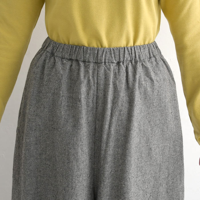 1,111円OFFクーポンあり パンツ ワイド レディース バルーン 綿麻 3種のチェック 大きいサイズ 25SS0219, | earth_eco_loco | 15