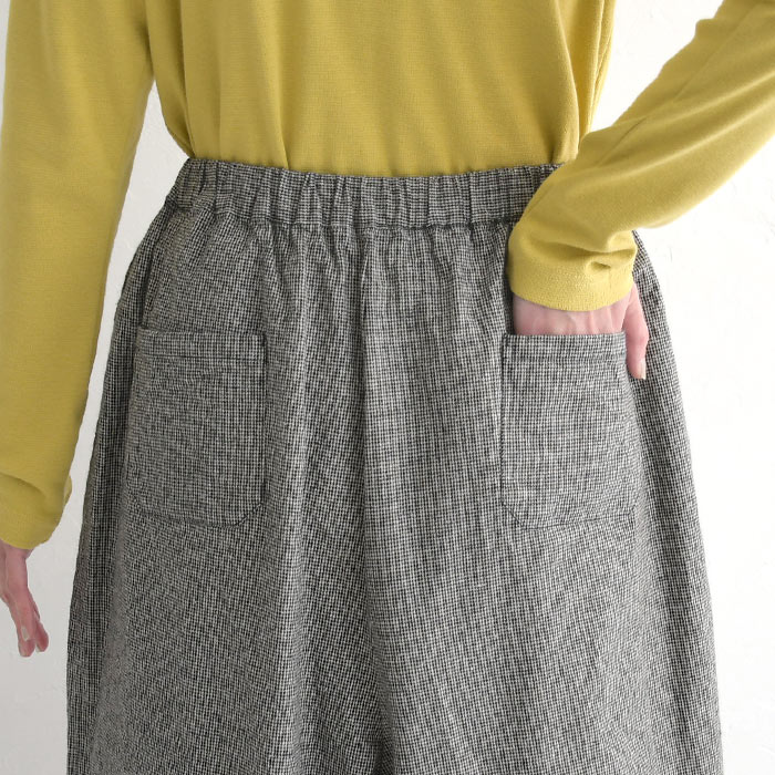 1,111円OFFクーポンあり パンツ ワイド レディース バルーン 綿麻 3種のチェック 大きいサイズ 25SS0219, | earth_eco_loco | 16