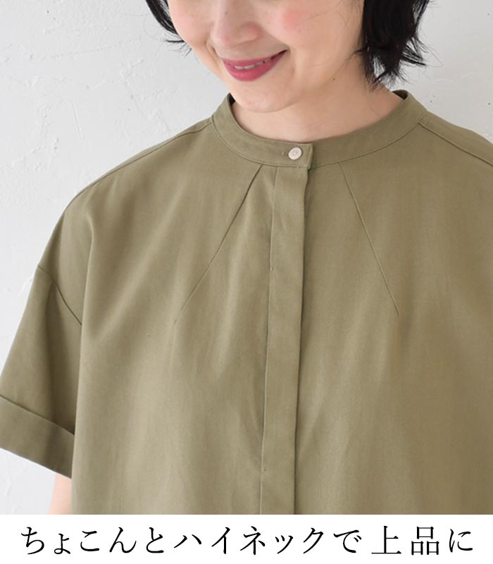 メール便送料無料 ブラウス 半袖 レディース 涼しい 綿麻 レディース 春夏 大きいサイズ 26SS0703R, | earth_eco_loco | 06