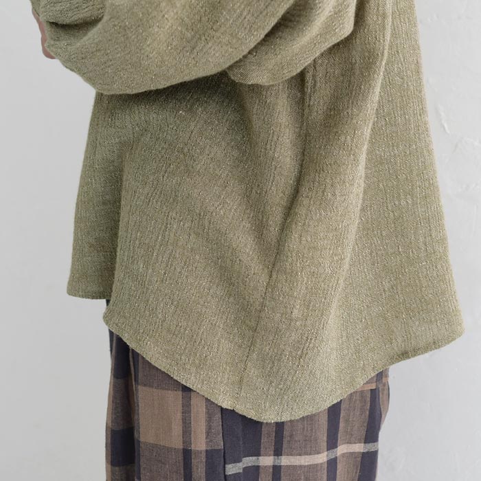 ブラウス 涼しい レディース 上品 麻レーヨン ダブルフリル ゆったり 25SS0620, | earth_eco_loco | 16