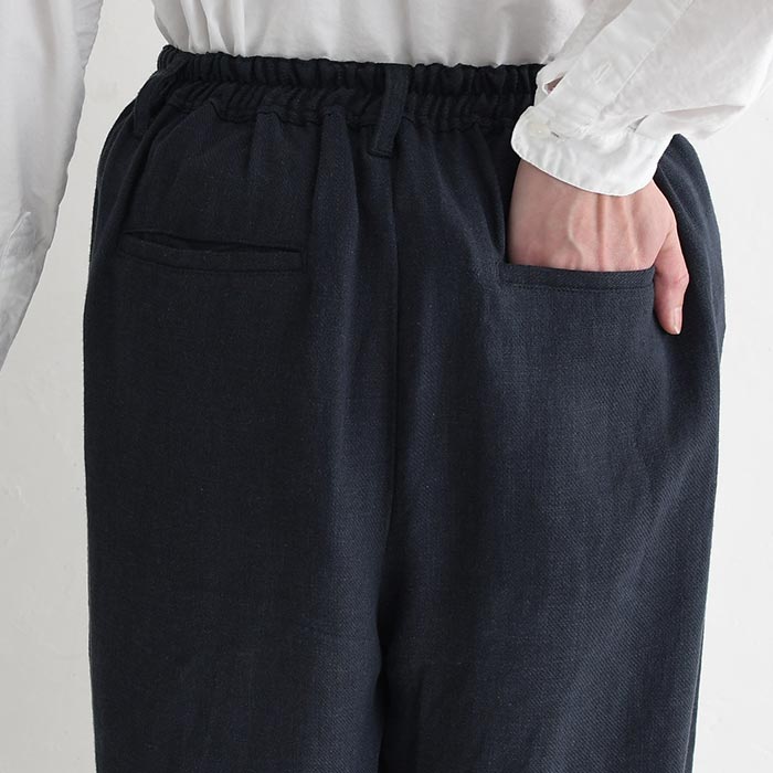 新作早割P5倍 ボールパンツ ワイドパンツ レディース 麻 リヨセル ツイル フロントジップ 春 夏 26SS0219, | earth_eco_loco | 18