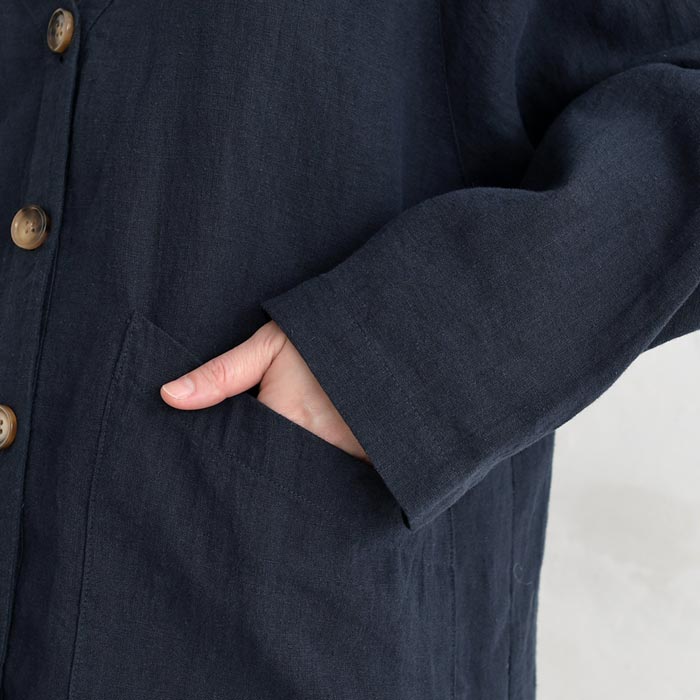 新作早割P5倍 カーディガンブラウス ラミー100％ 麻 earth_eco_loco 春夏 30代 40代 50代 26SS0306, | earth_eco_loco | 18