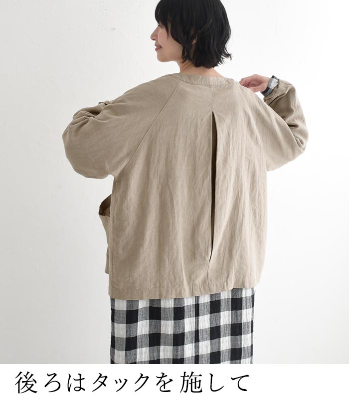 新作早割P5倍 カーディガンブラウス ラミー100％ 麻 earth_eco_loco 春夏 30代 40代 50代 26SS0306, | earth_eco_loco | 10