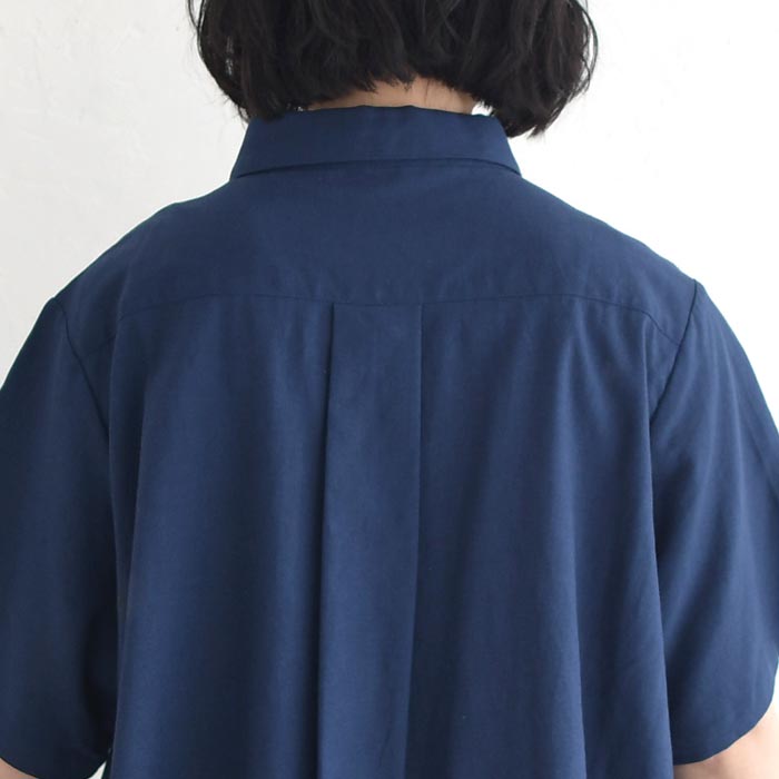 半袖ブラウスリネンコットン フロントタック 綿麻  レディース 春 夏 30代 40代 50代 26SS0417, | earth_eco_loco | 17