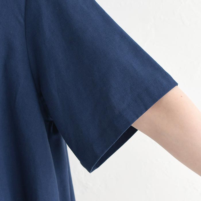 半袖ブラウスリネンコットン フロントタック 綿麻  レディース 春 夏 30代 40代 50代 26SS0417, | earth_eco_loco | 19