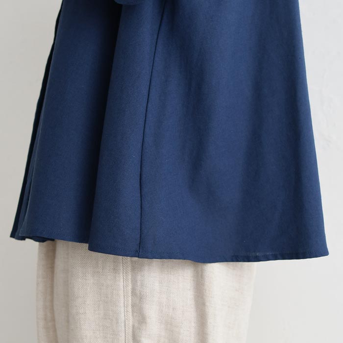 半袖ブラウスリネンコットン フロントタック 綿麻  レディース 春 夏 30代 40代 50代 26SS0417, | earth_eco_loco | 20