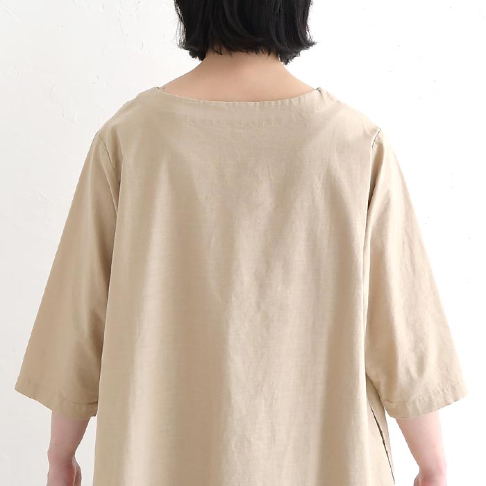 チュニックワンピース カットワークレース 綿麻 earth_eco_loco 夏 春 30代 40代 50代 26SS0604, | earth_eco_loco | 14