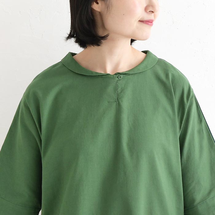 ワンピース 綿麻 前後配色 earth_eco_loco 夏 春 30代 40代 50代 26SS0529, | earth_eco_loco | 16