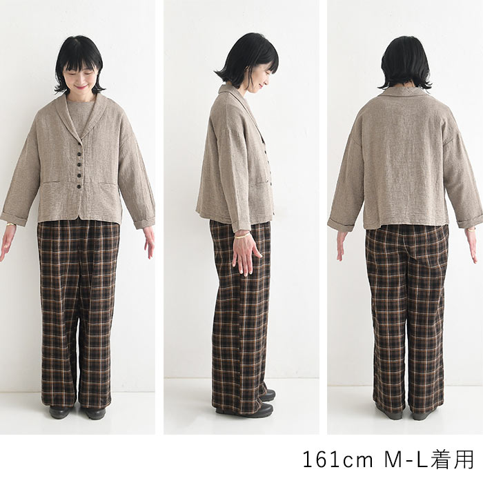 早割10％OFFクーポン ジャケット 綿麻パナマクロス earth_eco_loco 秋 30代 40代 50代 26AW0821, | earth_eco_loco | 20