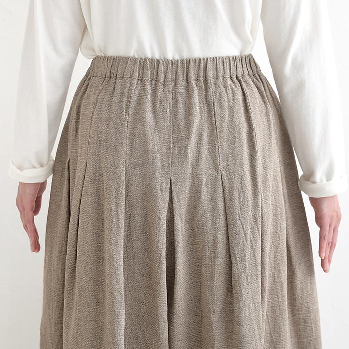 早割10％OFFクーポン フレアパンツ 綿麻パナマクロス earth_eco_loco  秋 30代 40代 50代 26AW0821, | earth_eco_loco | 17
