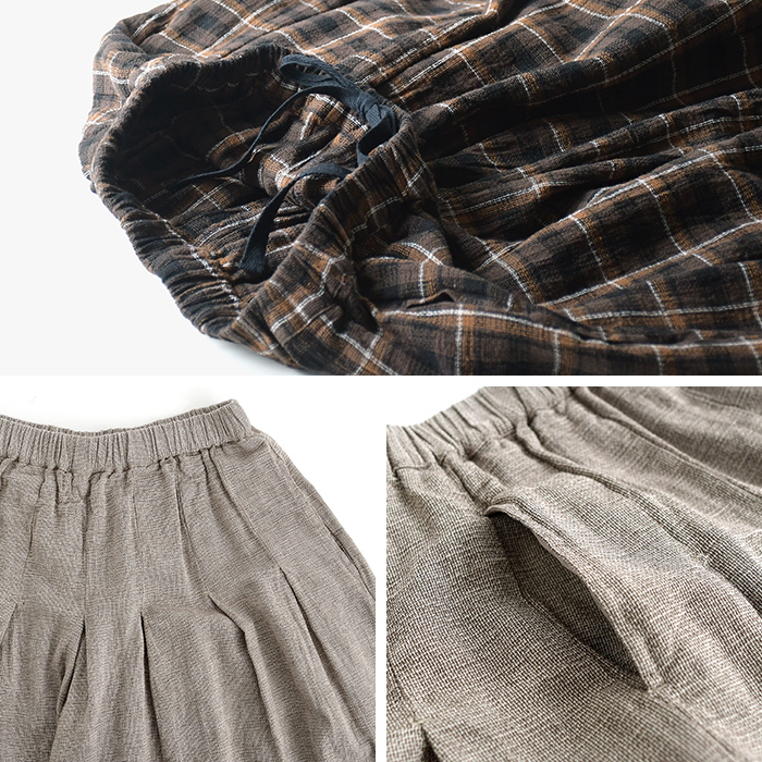 早割10％OFFクーポン フレアパンツ 綿麻パナマクロス earth_eco_loco  秋 30代 40代 50代 26AW0821, | earth_eco_loco | 21