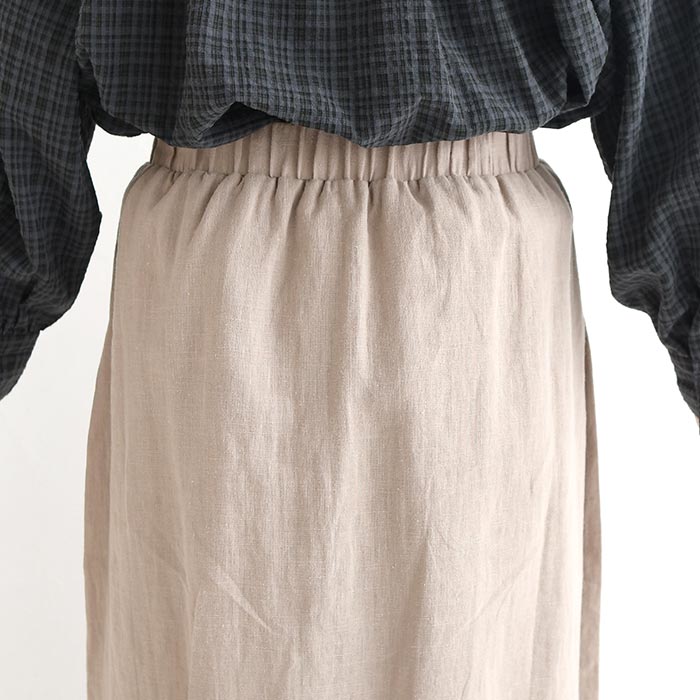 スカートパンツ ラミー100% earth_eco_loco  春 夏 秋 30代 40代 50代 26AW0904, | earth_eco_loco | 15