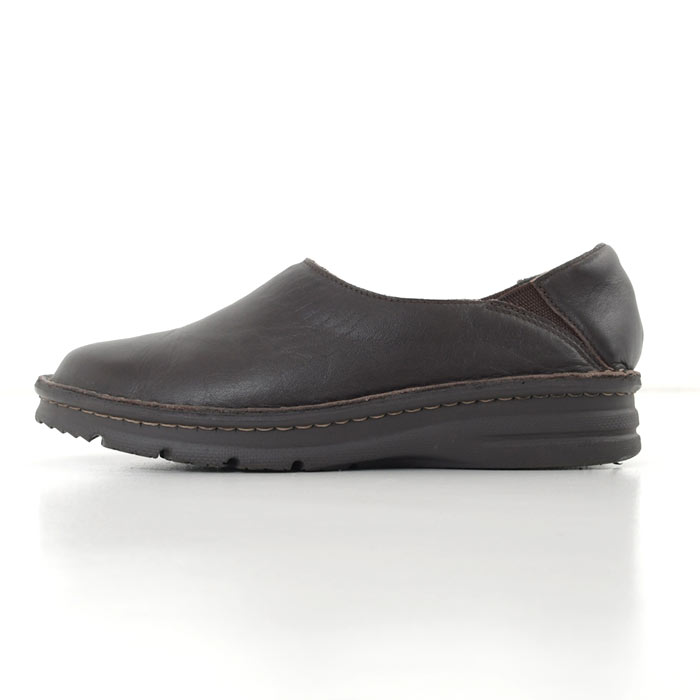 earth_eco_loco 本革 スリッポン 4E 靴 レディース 外反母趾 軽い 歩き