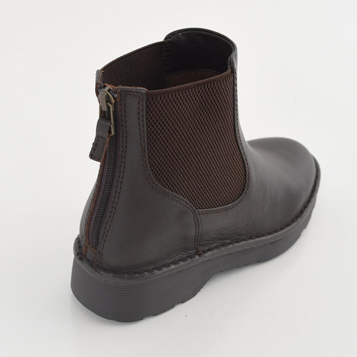 4E 本革 サイドゴアブーツ 幅広 ゆったり 歩きやすい 履きやすい レディース 厚底 春夏 大きいサイズ 25AW0919R, | earth_eco_loco | 19