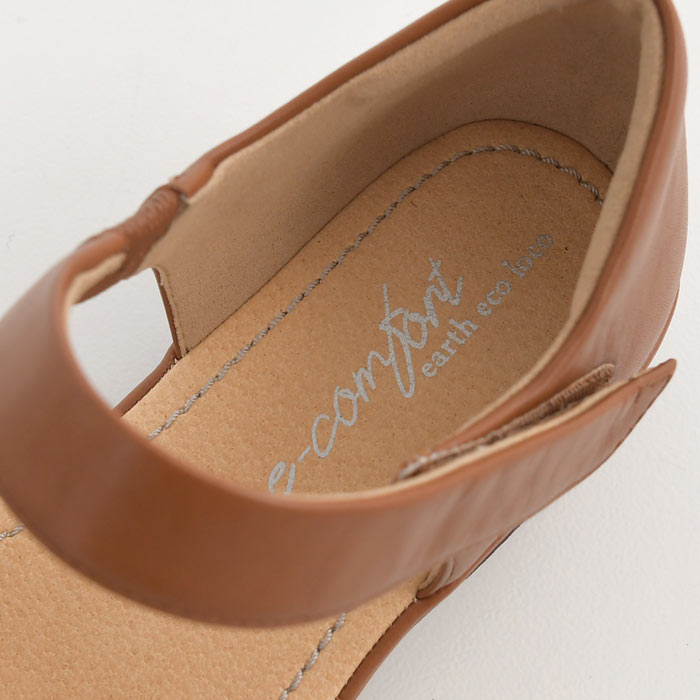 サンダル レディース コンフォート 疲れない 歩きやすい 3E ゆったり 本革 ストラップサンダル 大きいサイズ 25SS0418, | earth_eco_loco | 23