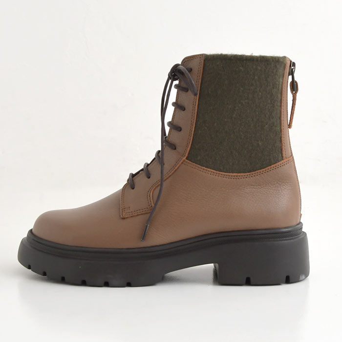 クーポンで30％OFF 本革 3E レースアップ ブーツ レディース サイドゴア コンフォートシューズ 25AW1003, | earth_eco_loco | 20