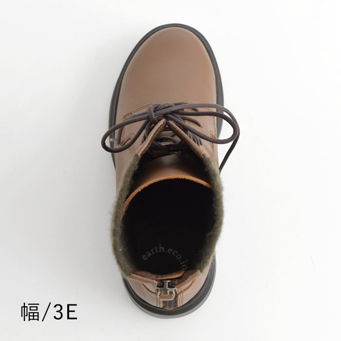 クーポンで30％OFF 本革 3E レースアップ ブーツ レディース サイドゴア コンフォートシューズ 25AW1003, | earth_eco_loco | 21