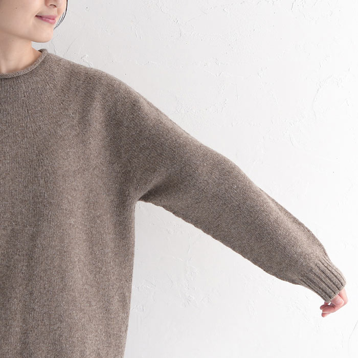 オリジナル 日本製 sococoti上質ウール100％ ニットプルオーバー M-L〜3L秋 冬 大きいサイズ 30代 40代 50代 23AW1117, |  | 17