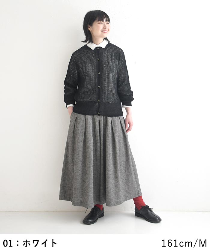 カットソー 襟レース使い ハイネック 柔らかストレッチ earth_eco_loco  秋 冬 30代 40代 50代 26AW0904, | earth_eco_loco | 11