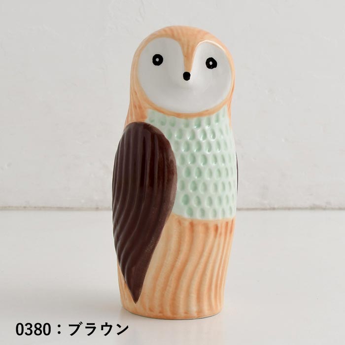 1,111円OFFクーポンあり 花瓶 フラワーベース ふくろう 置物