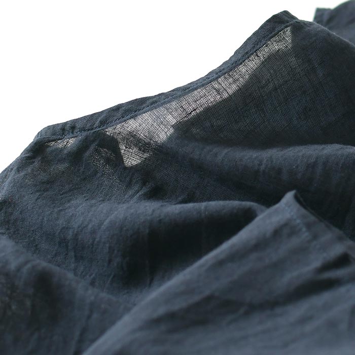 ブラウス レディース プルオーバー ポンチョ風 前後着 コットンリネン 綿 麻 25SS0711, | SO(ファッション) | 17