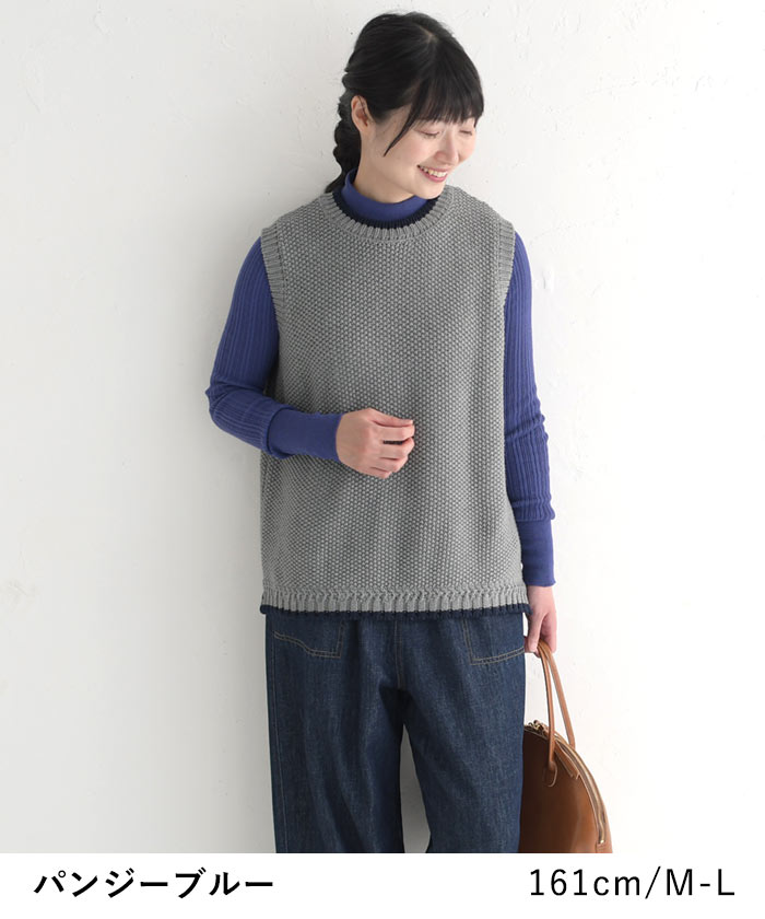 earth_eco_loco モックネック ニット レディース 大きいサイズ SO