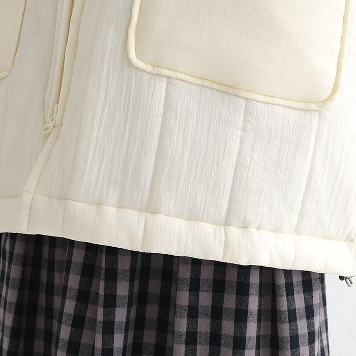 50％OFF セール！ 返品交換不可 キルティング ロングベスト アウター 軽い レディース 中綿 キルト SO[ ] エスオー 24AW1011, q1219, q5, | SO(ファッション) | 17