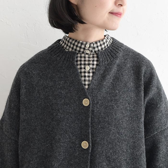 SO カーディガン レディース ウール100％ 30代 40代 50代 秋冬