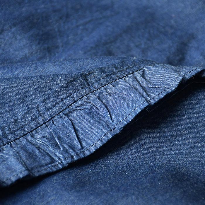 最大20％OFFクーポンあり SO[ ] コットンデニム フリルブラウス 綿100％ 春 秋 冬 25AW0123, 爆買 | SO(ファッション) | 11