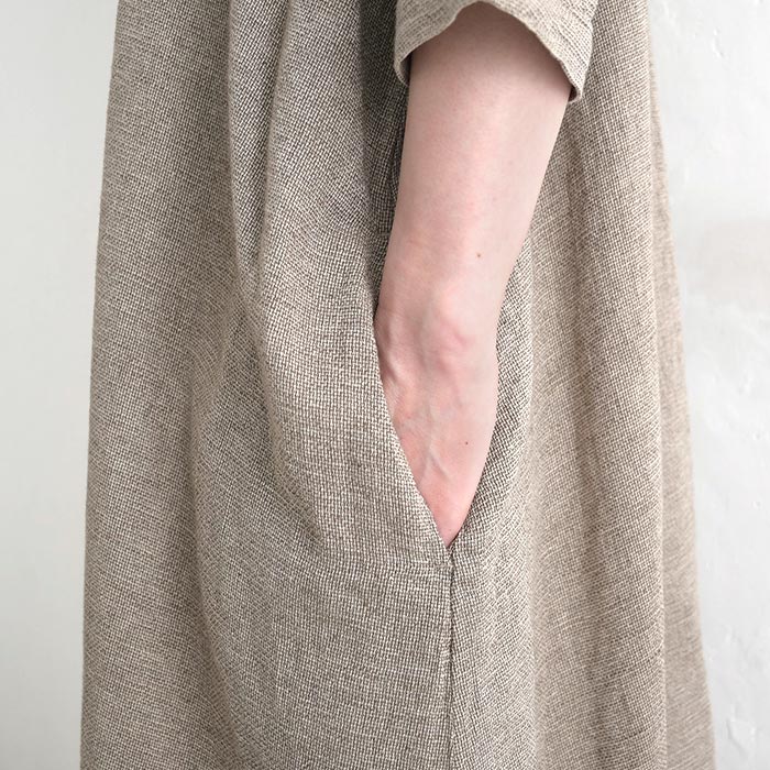 ワンピース 綿麻パナマクロス SO[]  春 夏 30代 40代 50代 26SS0731, | SO(ファッション) | 21