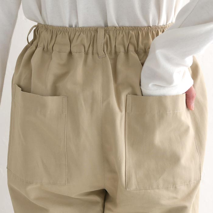 50％OFF セール！ 返品交換不可 パンツ ワイド ロング レディース あったか SUN VALLEY ナイロングログラン ウエストゴム 24AW1129, q1219, q5, | SUN VALLEY | 14