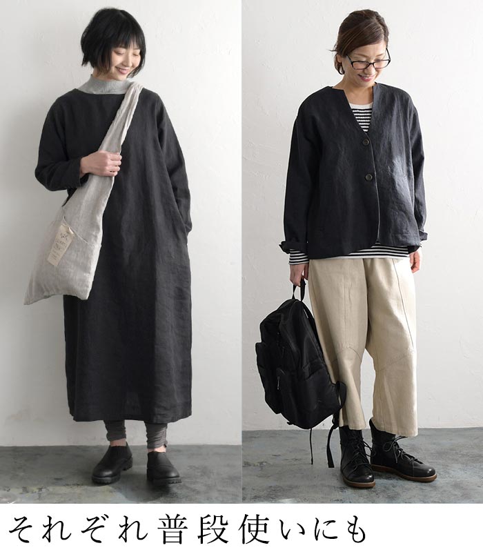 ジャケット ワンピース セットアップ 9番手リネン 麻100%オケージョン 大きいサイズ 30代 40代 50代 26AW0918R, | earth_eco_loco | 19