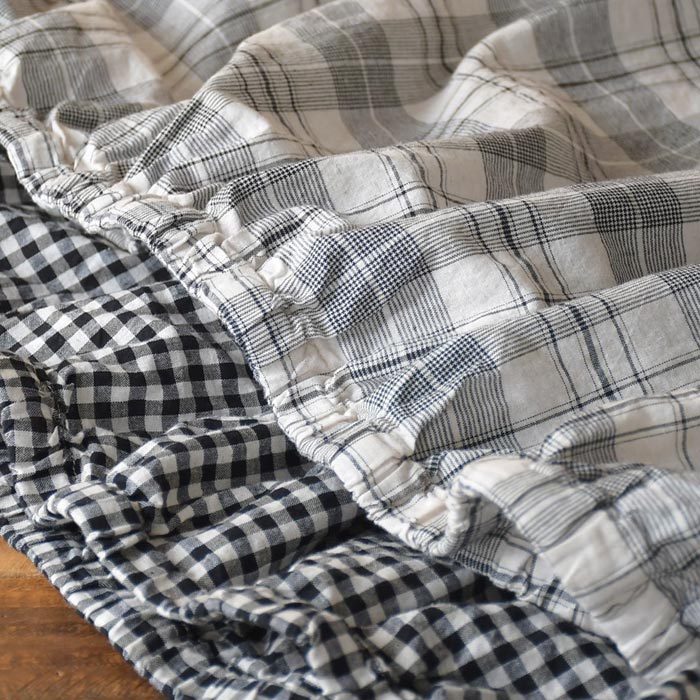 新作早割P5倍 ワンピース SUN VALLEY 綿麻平織 チェック フレンチ袖 春 夏 30代 40代 50代 26SS0306, | SUN VALLEY | 14