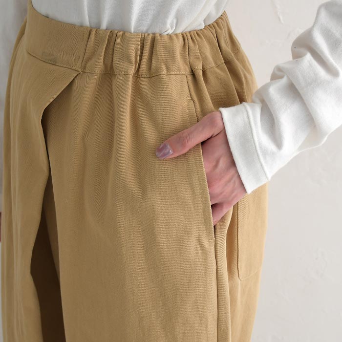 SUN VALLEY（サンバレー） パンツ ワイド ラップパンツ テーパード 9分