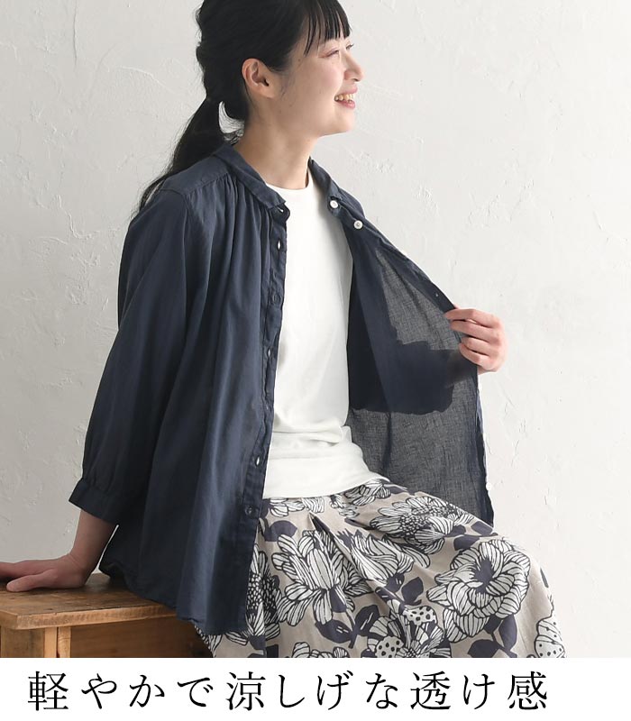 新品未使用】OLLEBOREBLA オレボレブラ ブラウス シャツ 透け感