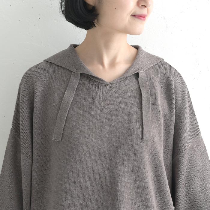 SUN VALLEY（サンバレー） ニットセーター 長袖 レディース 総針編み