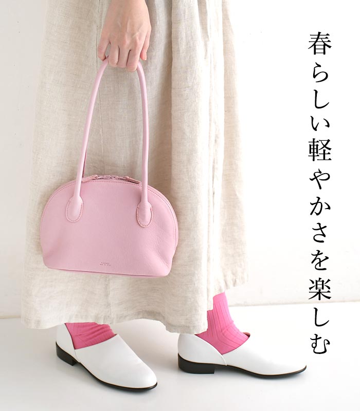 ハンドバッグ トートバッグ レディース 日本製 本革 ファスナー付き 小さめ TIDEWAY 軽い レザー 25SS0307, k1204, | TIDEWAY | 04