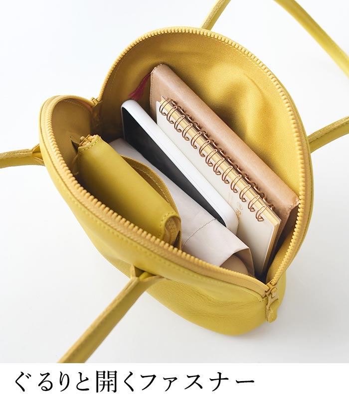 ハンドバッグ トートバッグ レディース 日本製 本革 ファスナー付き 小さめ TIDEWAY 軽い レザー 25SS0307, k1204, | TIDEWAY | 08