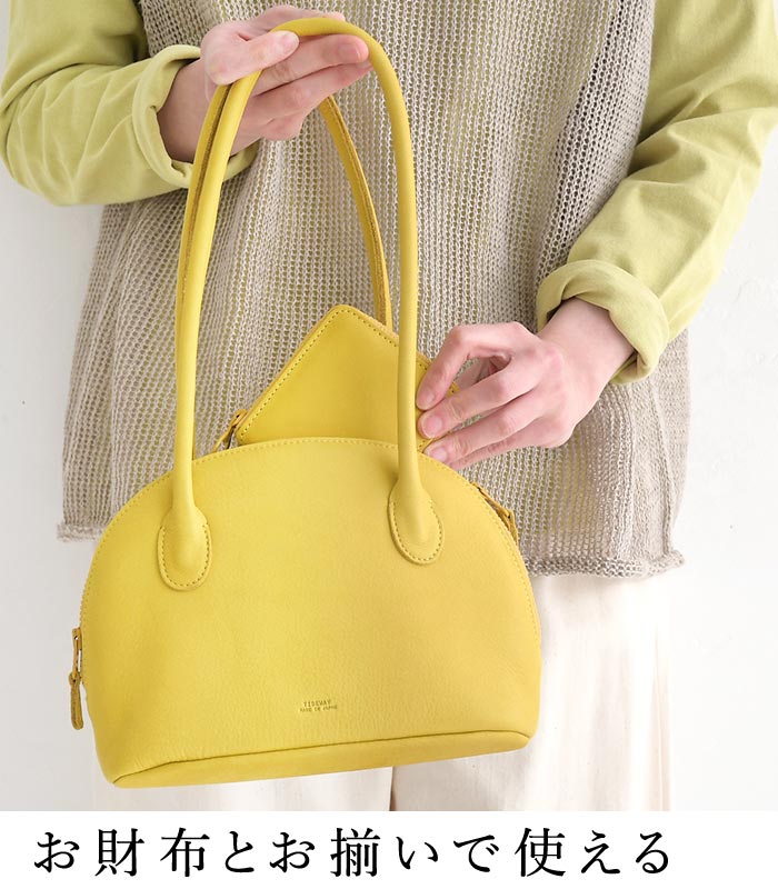 ハンドバッグ トートバッグ レディース 日本製 本革 ファスナー付き 小さめ TIDEWAY 軽い レザー 25SS0307, k1204, | TIDEWAY | 09