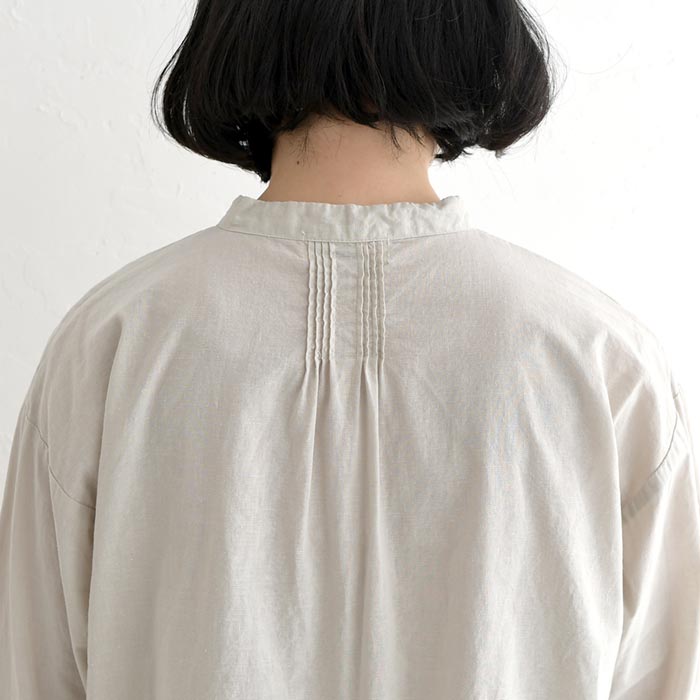 新作早割P5倍 フロントタックブラウス tukuroi 綿麻平織 日本製品染 春 夏 30代 40代 50代 26SS0306, | SUN VALLEY | 18