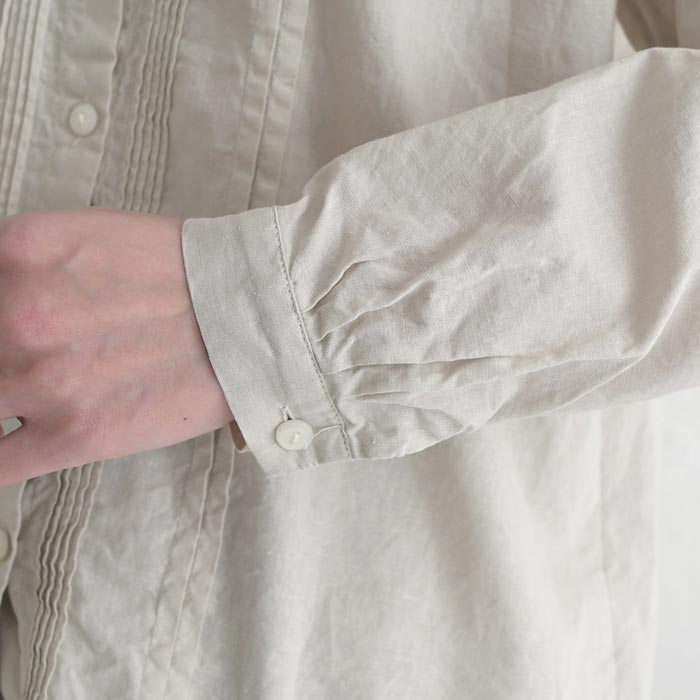 新作早割P5倍 フロントタックブラウス tukuroi 綿麻平織 日本製品染 春 夏 30代 40代 50代 26SS0306, | SUN VALLEY | 20