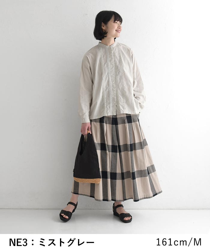 新作早割P5倍 フロントタックブラウス tukuroi 綿麻平織 日本製品染 春 夏 30代 40代 50代 26SS0306, | SUN VALLEY | 09